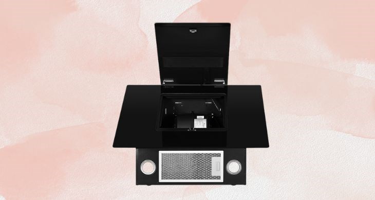 Máy hút mùi kính vát Zemmer HSMT700ECO PRO hỗ trợ chiếu sáng khu vực bếp nấu nhờ được trang bị 2 đèn chiếu sáng