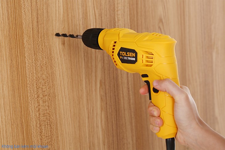 Máy khoan điện Tolsen 79500 400W tiêu tốn ít điện năng hơn máy khoan bê tông
