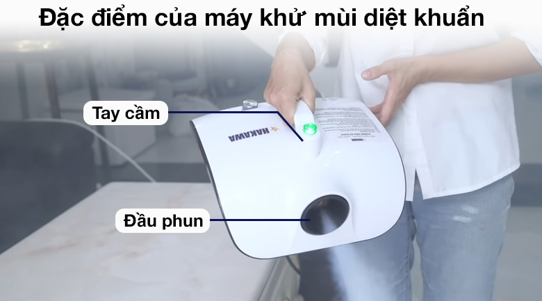 Máy khử mùi diệt khuẩn là gì? Đặc điểm, công dụng, lưu ý khi dùng