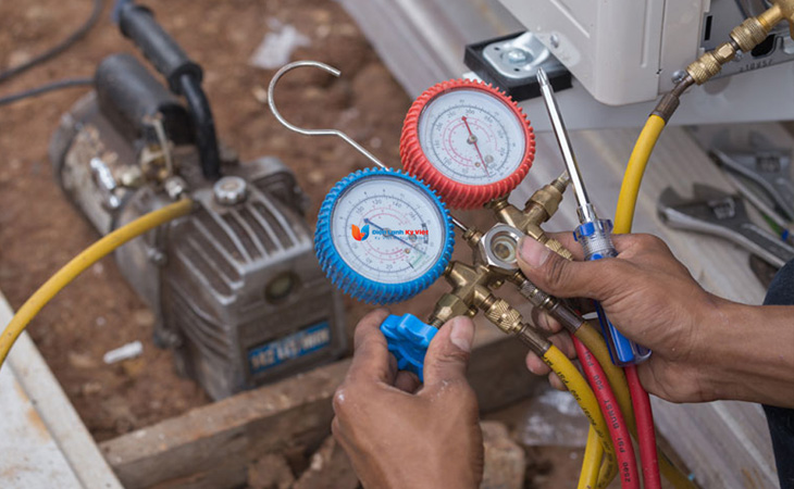 Kiểm tra xem gas của điều hòa có bị thiếu gas hoặc bị hết gas hay không