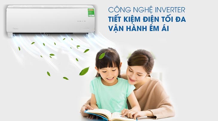 Máy lạnh Midea Inverter 1 HP MSAFA-10CRDN8 đảm bảo chất lượng cao