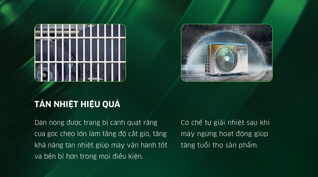 Vận hành êm ái, bền bỉ