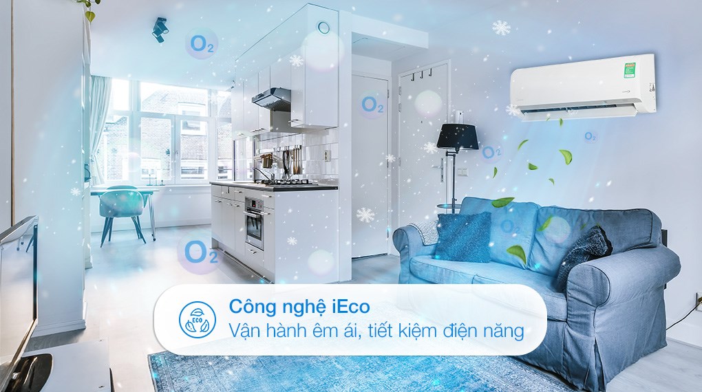 Máy lạnh Midea Inverter 1 HP MAFA-09CDN8 vừa làm mát hiệu quả, vừa tiết kiệm điện năng