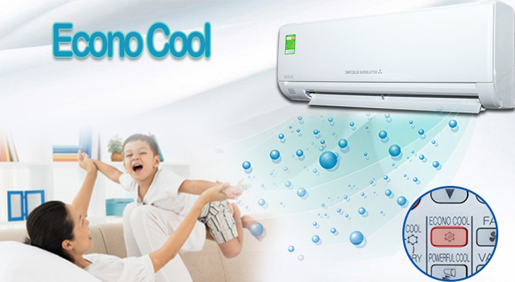 Tính năng Econo Cool trên máy lạnh Mitsubishi Electric