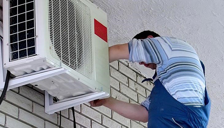 Block điều hòa bị lỗi nên liên hệ nhân viên kỹ thuật để khắc phục kịp thời