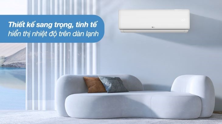 Máy lạnh TCL Inverter 2 HP TAC-18CSD/XAB1I có thiết kế nhỏ gọn