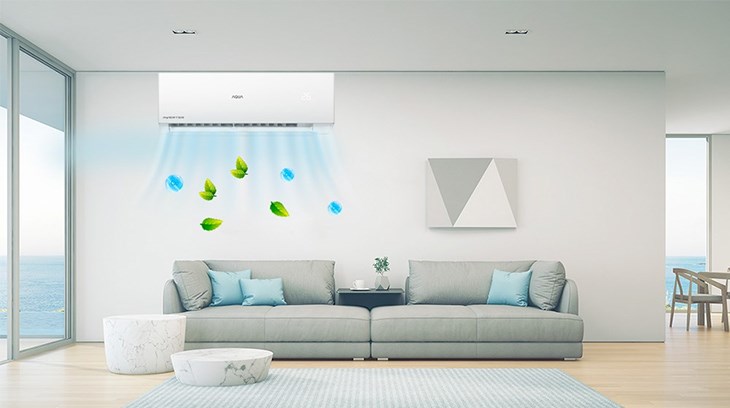 Máy lạnh AQUA Inverter 1 HP AQA-RV10QA2 làm lạnh mạnh mẽ, lan tỏa hơi lạnh khắp phòng