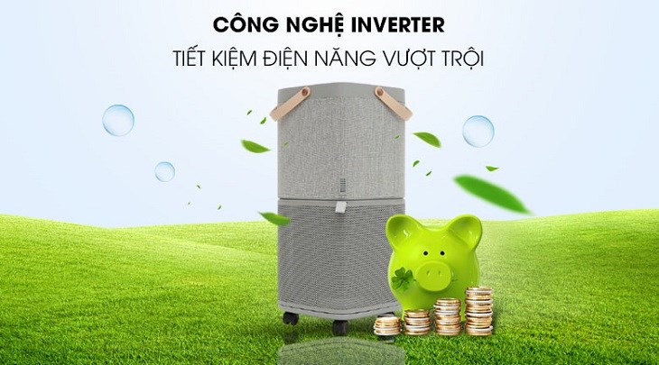 Máy lọc không khí Electrolux được trang bị công nghệ Inverter giúp tiết kiệm điện năng đáng kể