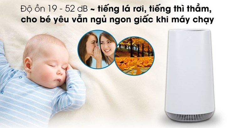 Máy lọc không khí Electrolux FA41-402GY 45W hoạt động với độ ồn thấp, đem đến sự dễ chịu cho mọi sinh hoạt của gia đình