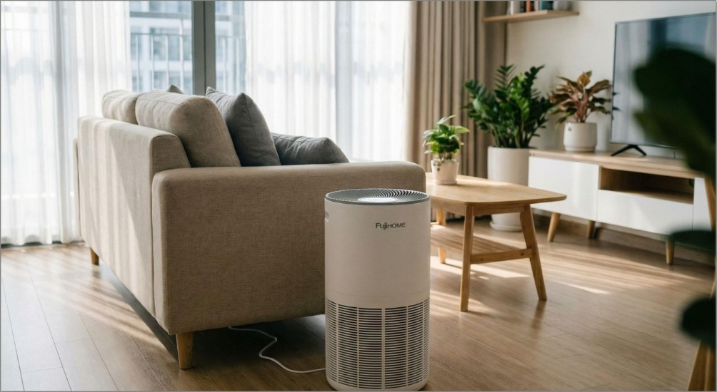 Fujihome rất chú trọng vào tính thẩm mỹ khi khoác lên sản phẩm của mình kiểu dáng khối trụ hoặc bo góc mềm mại