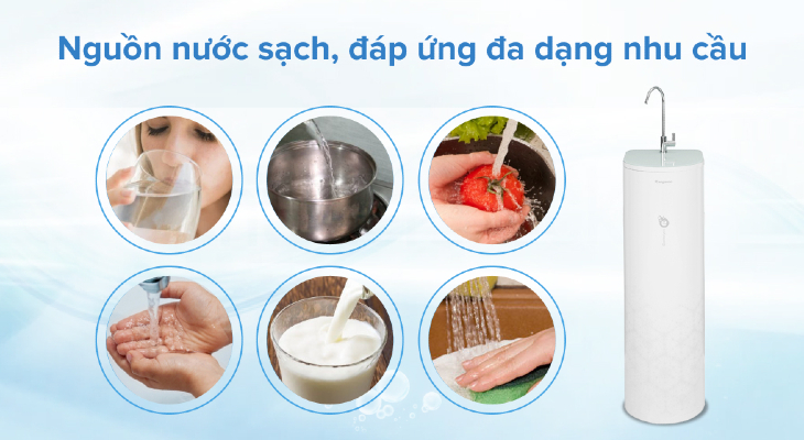 Nguồn nước từ máy lọc nước Hydrogen đáp ứng đa dạng nhu cầu sử dụng