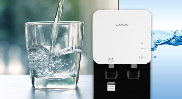 Máy lọc nước Nano nóng nguội lạnh Cuckoo CP-FN601SW 4 lõi