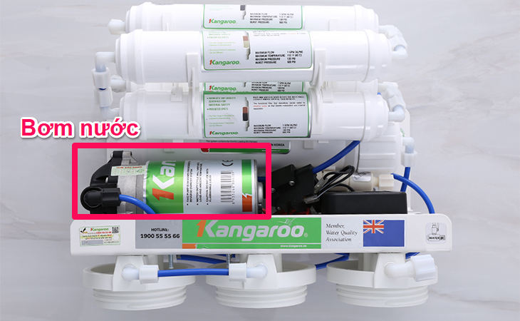 Trang bị thêm hệ thống máy bơm nước cho máy lọc nước để khắc phục tình trạng máy lọc nước chảy yếu