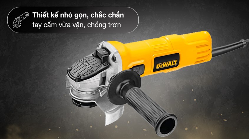 Máy mài góc Dewalt DWE8100S-B1 720W có trọng lượng chỉ 1.58kg