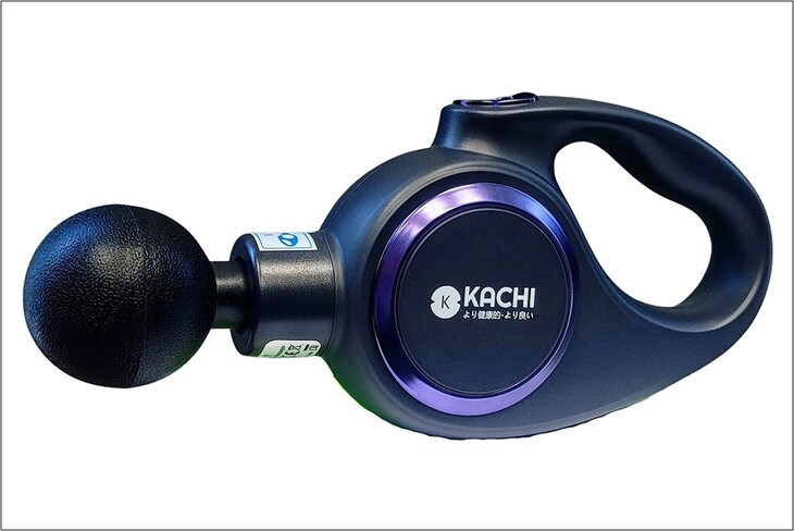 Súng massage cầm tay Kachi MK-353 sở hữu kiểu dáng nhỏ gọn cùng thiết kế tay cầm không dây tiện lợi