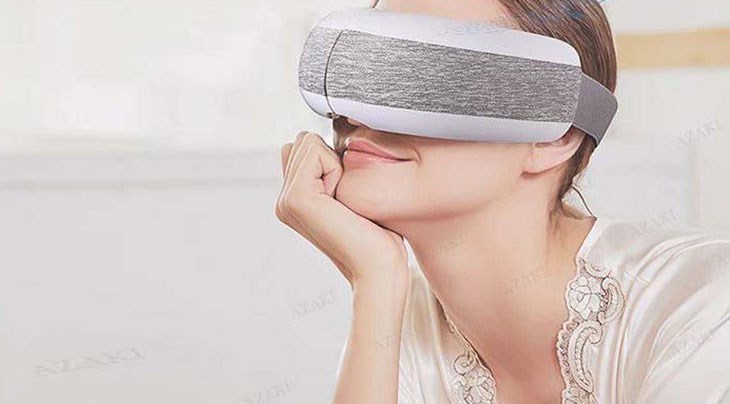 Máy massage mắt Azaki sử dụng chùm tia hồng ngoại giúp chăm sóc tốt cho mắt