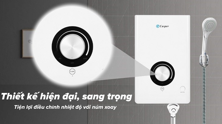 Máy nước nóng trực tiếp Casper 4500W EP-45TH11 có giá 3.490.000 đồng (giá cập nhật tháng 02/2023, có thể thay đổi theo thời gian)