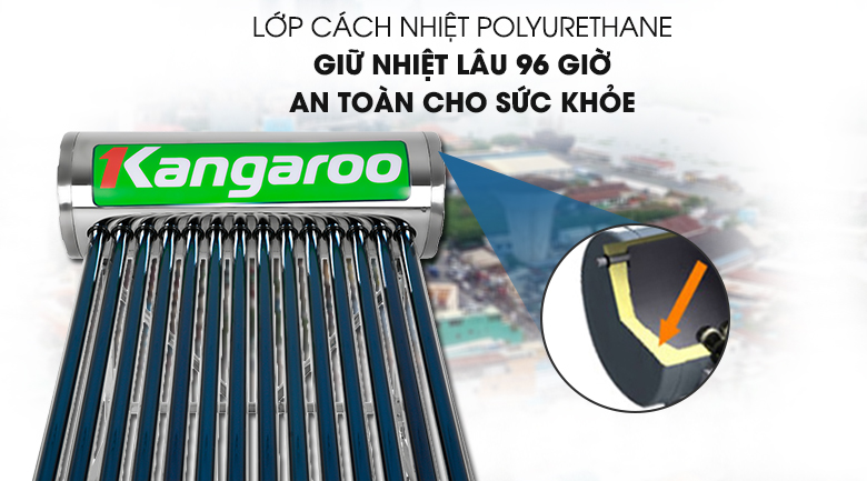 Giữ nhiệt nước nóng đến 96 tiếng