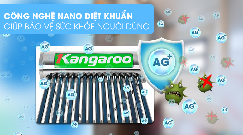 Máy nước nóng năng lượng mặt trời Kangaroo 160 lít GD1616