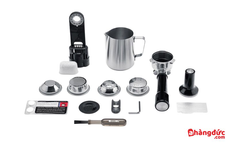 Phụ kiện đi kèm của máy pha cafe Breville 870