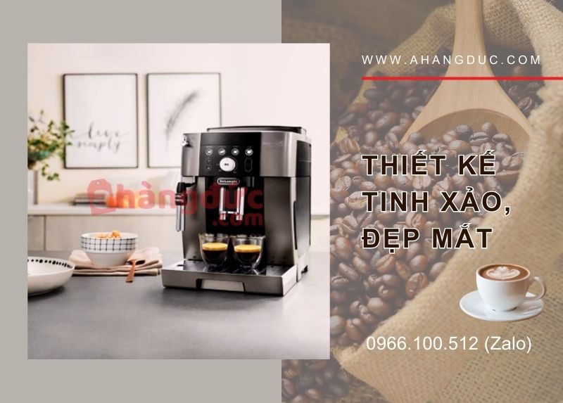 Máy pha cà phê Delonghi ECAM250.33.TB Máy pha cà phê Delonghi ECAM250.33.TB với thiết kế tinh xảo đẹp mắt
