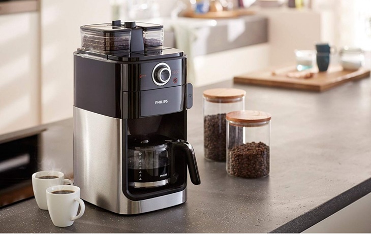 Máy pha cà phê tự động được tích hợp tính năng xay, ép, nén trong 1 sản phẩm vô cùng tiện lợi