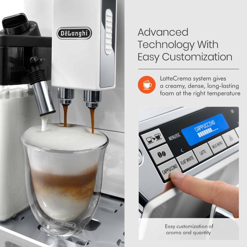 Màn hình 1 chạm DeLonghi ECAM 45.760.W