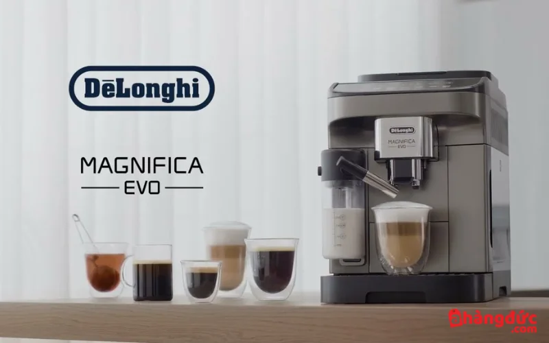 Pha chế 7 loại thức uống khác nhau chỉ với 1 chạm với Delonghi ECAM290.81.TB