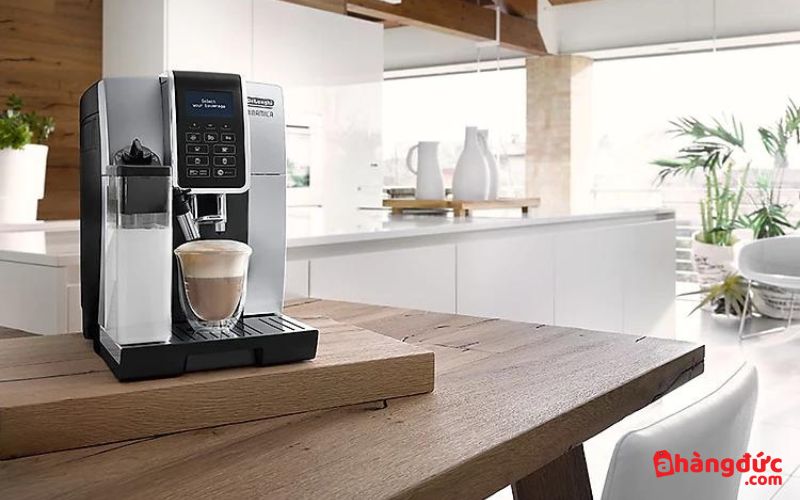 Máy pha cà phê tự động Delonghi ECAM350.55.SB Máy pha cafe Delonghi Dinamica ECAM35..55.SB có kiểu dáng nhỏ gọn, sang trọng