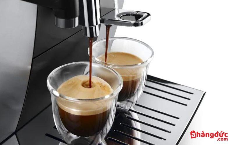 Hệ thống Tubeless System của máy Delonghi ECAM350.55.SB cho ra ly cà phê chuẩn vị