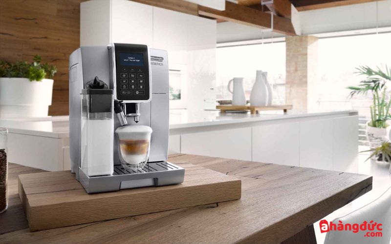 Máy pha cà phê tự động Delonghi ECAM350.75.S Máy pha cafe Delonghi ECAM350.75.S có kiểu dáng sang trọng, hiện đại