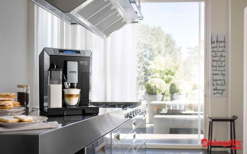Máy pha cà phê tự động Delonghi ECAM45.760.B Máy pha cafe tự động Delonghi ECAM45.760.B có thiết kế nhỏ gọn, sang trọng