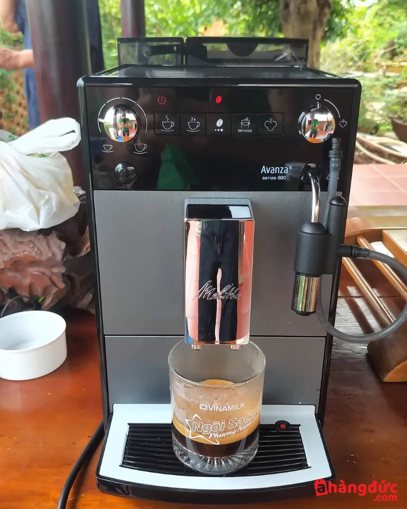 Máy pha cà phê tự động Melitta Avanza Titan Ảnh thực tế của máy pha cà phê tự động của Melitta Avanza Titan - 1