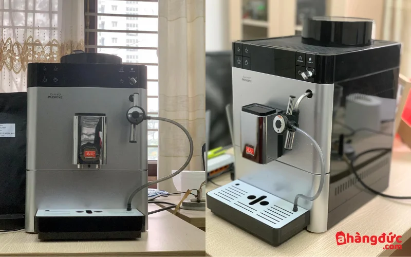 Máy pha cafe Melitta Caffeo Passione OT có thiết kế hiện đại