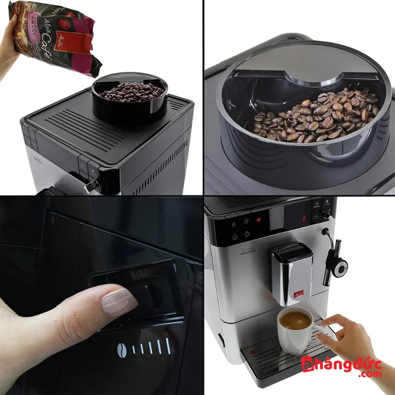 Melitta Caffeo Passione OT được trang bị hệ thống chiết xuất Best Aroma độc quyền