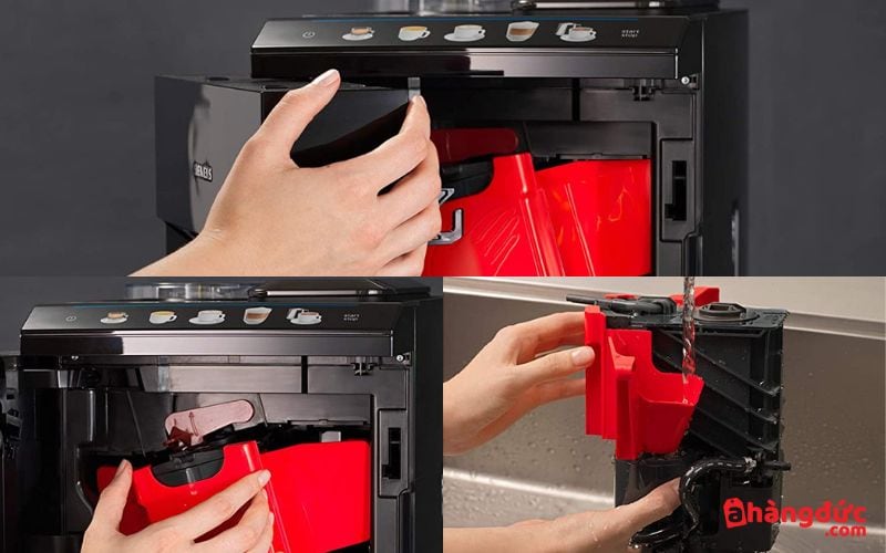 Bộ phận ủ có thể dễ dàng tháo rời để vệ sinh