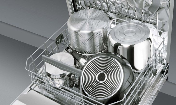 Máy rửa chén nào rửa được nồi, chảo