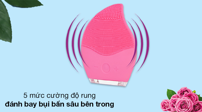 Máy rửa mặt Rio FADC sở hữu 5 cường độ rung khác nhau giúp người dùng tùy chỉnh dựa theo nhu cầu của bản thân