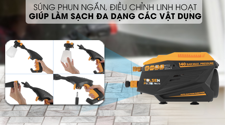 Nhiều chế độ phun khác nhau