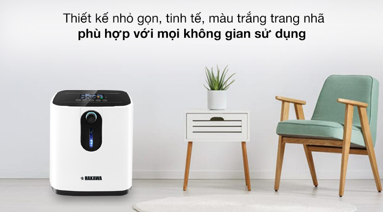 Thiết kế nhỏ gọn cùng gam màu trắng trang nhã