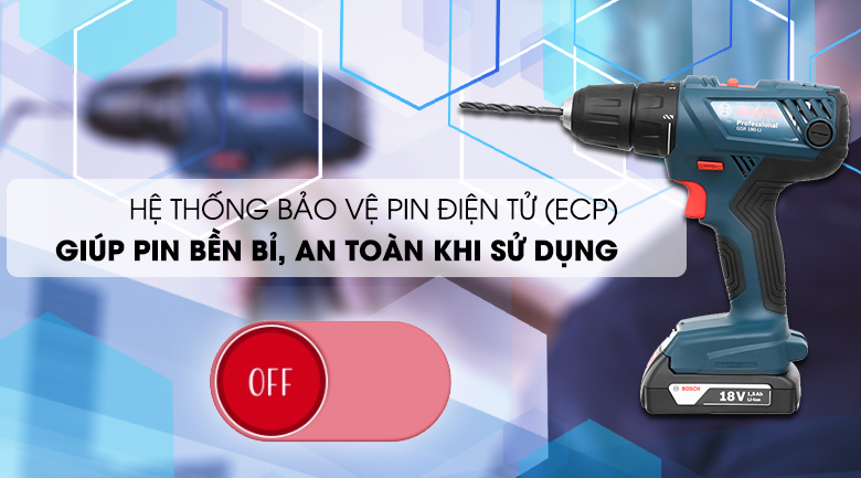 Máy khoan vặn vít pin Bosch GSR 180-LI