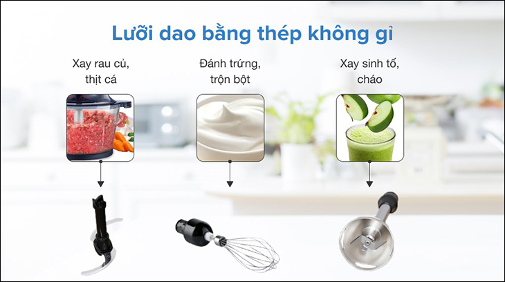 Máy xay cầm tay Bosch có chất liệu cứng cáp và bền bỉ