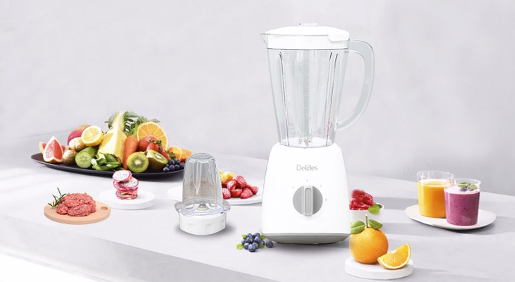 Máy xay sinh tố Delites BL2009 sở hữu cối xay bằng nhựa cao cấp, bền bỉ, dễ vệ sinh