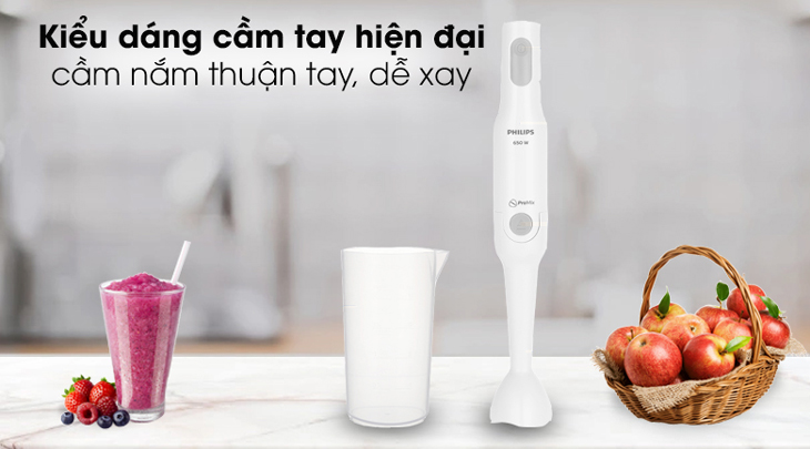 Máy xay sinh tố cầm tay Philips HR2531 trang bị công nghệ xay ProMix tiên tiến