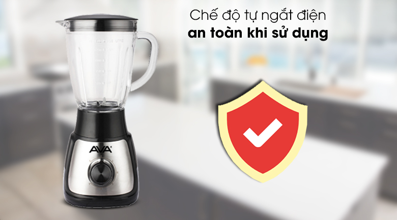 Máy xay sinh tố AVA BL1055-CB có tính năng tự ngắt điện an toàn