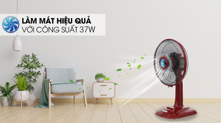 Nên để quạt bàn Mitsubishi D12-GA CY-RD nghỉ ngơi khoảng 20 - 30 phút sau khi dùng 4 - 5 tiếng