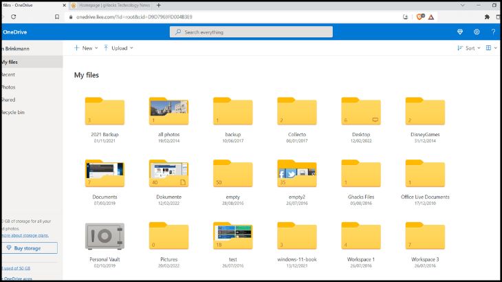 Khả năng lưu trữ tốt của OneDrive