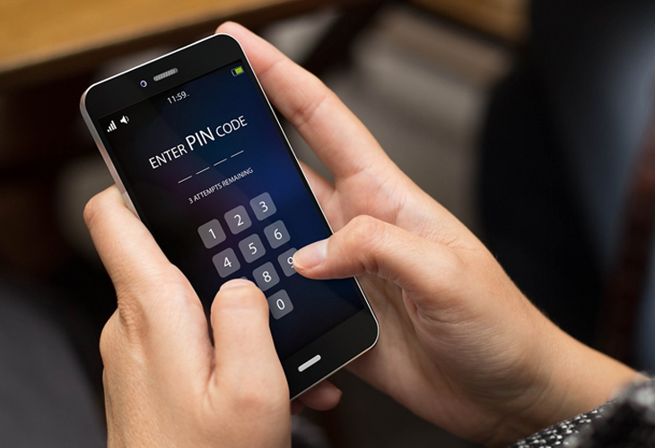 Mở khoá thiết bị bằng mã PIN