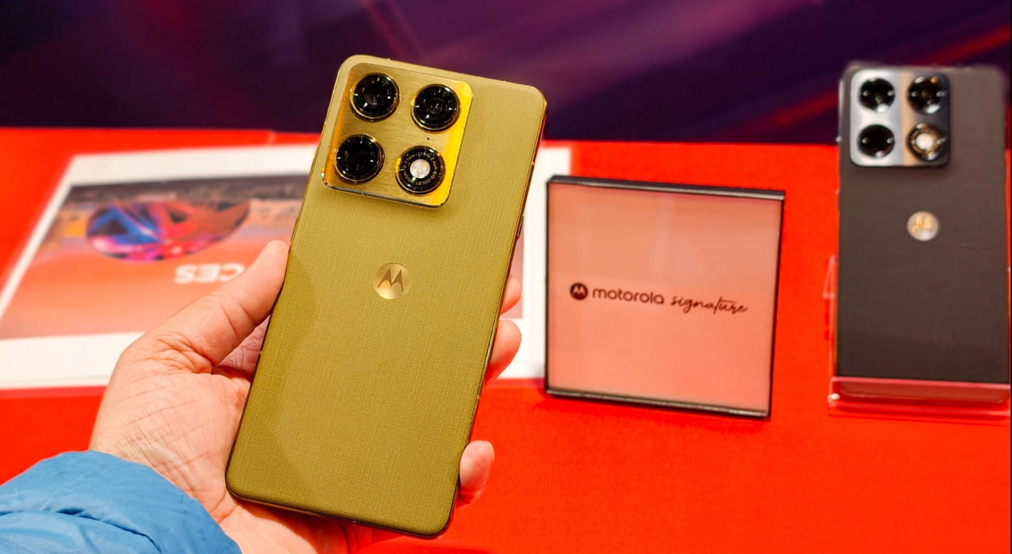 Cận cảnh Motorola signature tại sự kiện CES 2026