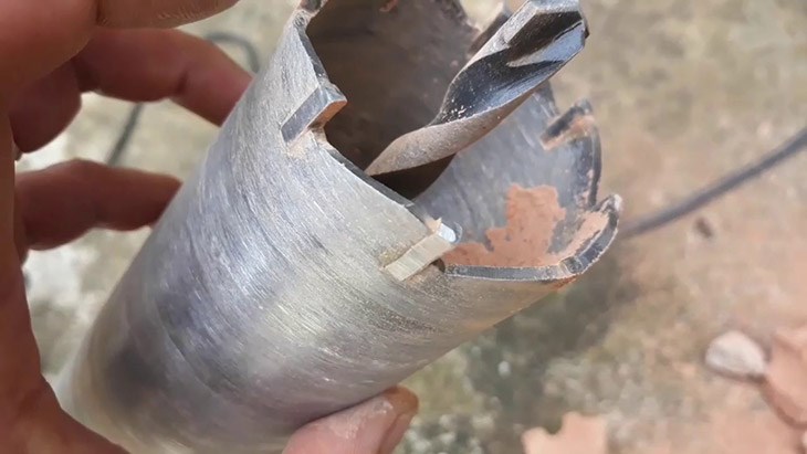 Mũi khoan rút lõi bê tông có thể khoan lên tới 200mm
